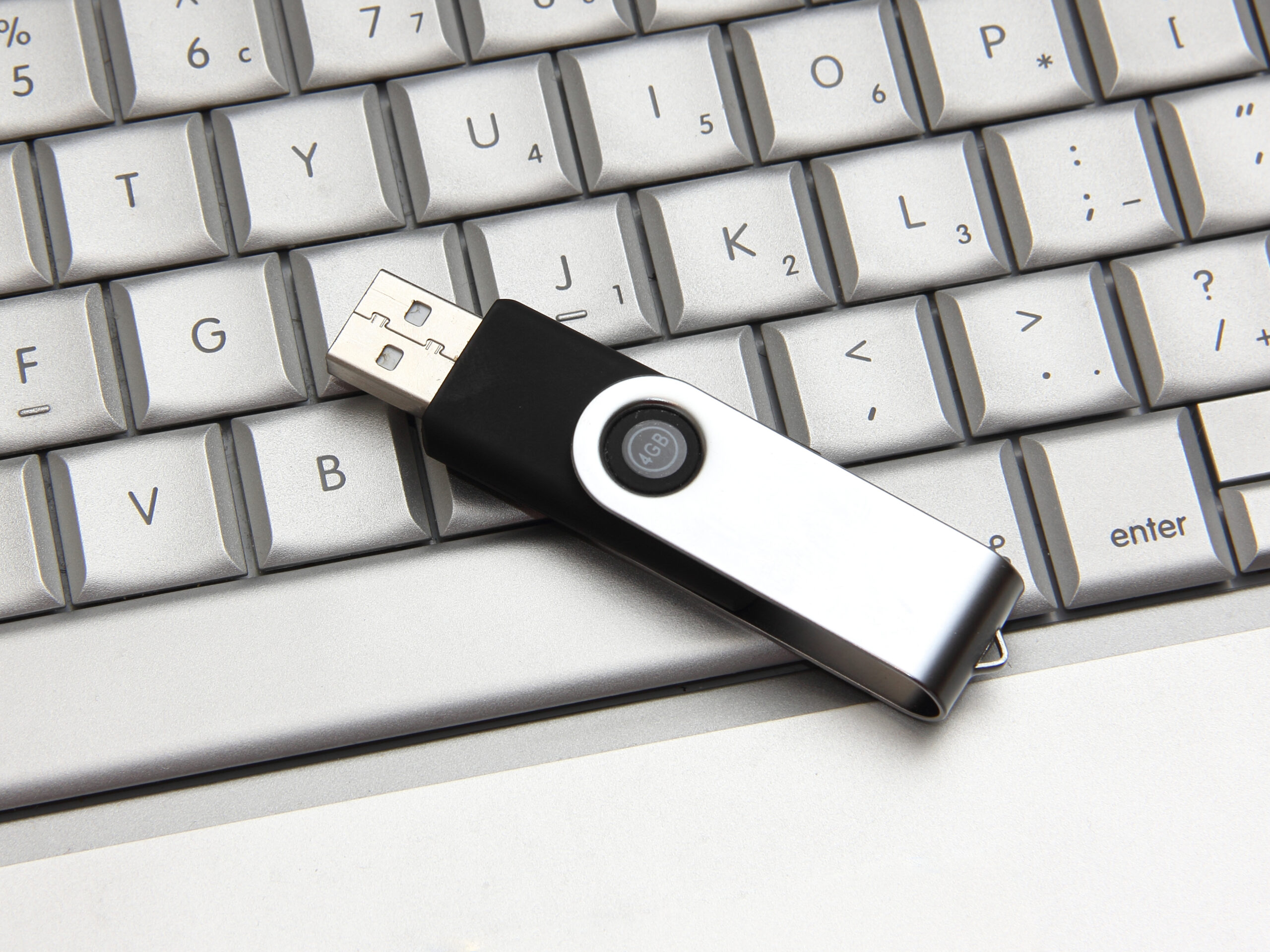 USB Pen Drive On A Laptop Phillips Print